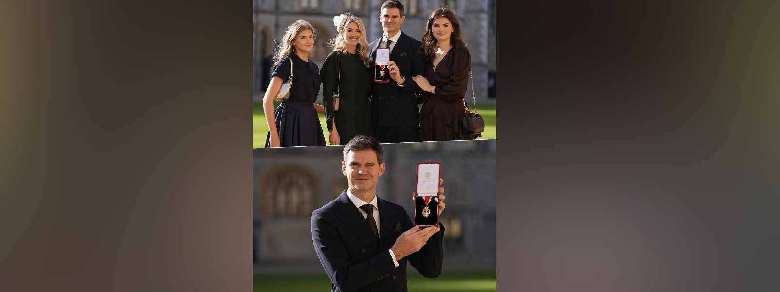 ජේම්ස් ඇන්ඩර්සන්ට නයිට් පදවියක්